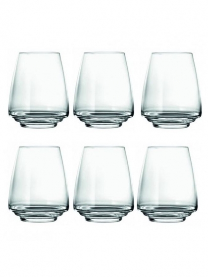 Zafferano - Perle - Set 6 Bicchieri - h cm 10,9 - 32 cl - Rivenditore