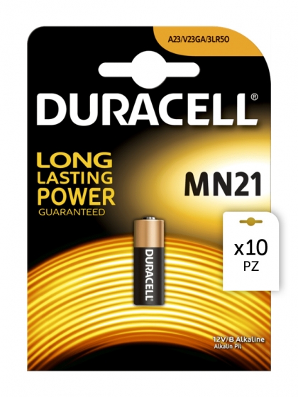 Duracell, Batterie Duracell MN21 12V 2x10pz