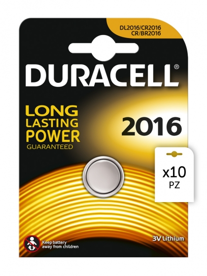 Duracell, Batteria Duracell CR2016 1x10pz