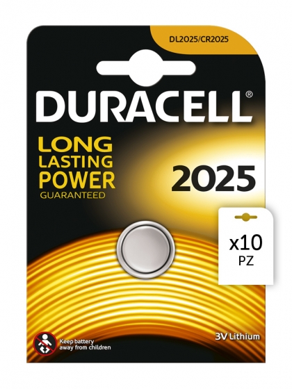 Duracell, Batteria Duracell CR2025 1x10pz