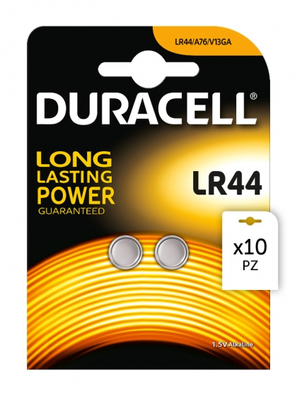 Duracell, Batterie Duracell LR44 2x10pz